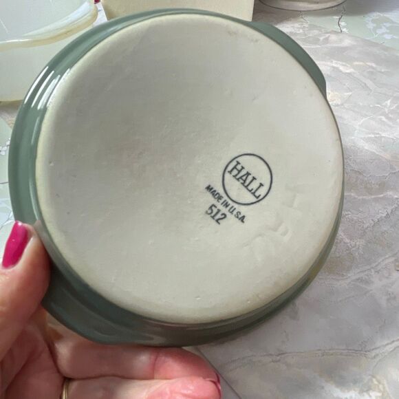 Lot of 2 HALL 512 made in USA Au gratin dishes - Picture 3 of 6